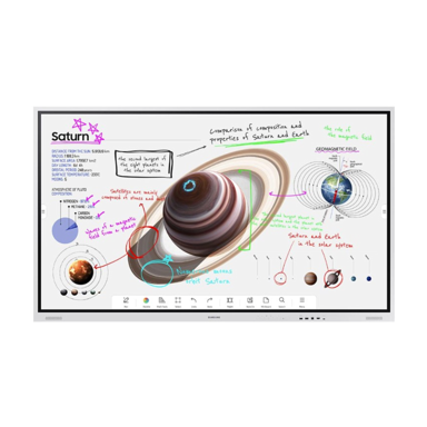 SAMSUNG Interaktivna ploča Flip Pro LH75WMBWLGCXEN, 75", 4K, 20 točaka dodira, bijela